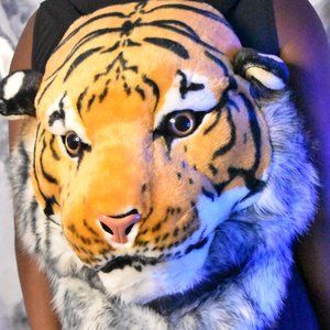 3D Tiger print backpack harajuku unique alternative dollskill festival